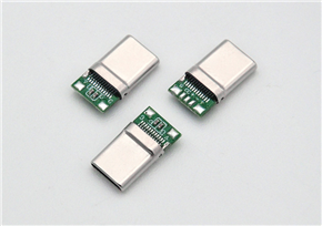 USB type C with two 100NF capacities